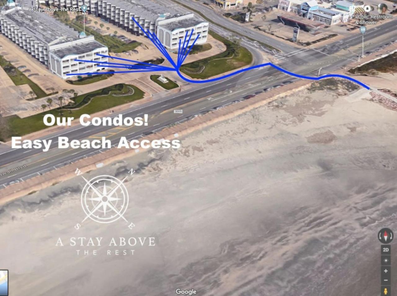 Cdm 304 - Beachfront Serenity Galveston Exteriér fotografie